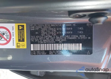 2015 Lexus Rx 350 from USA, damaged, VIN 2T2BK1BA1FC322915
